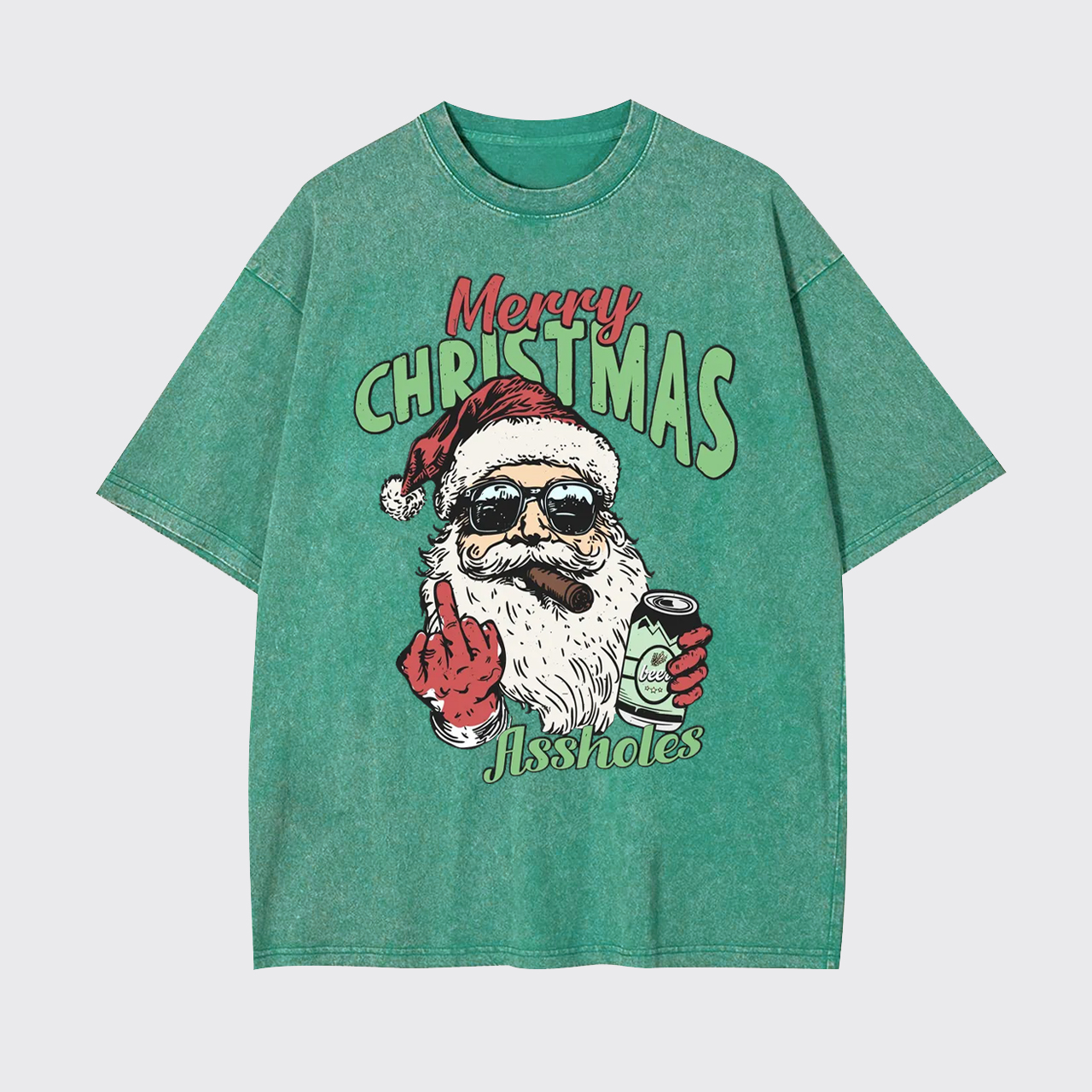 Merry Christmas Assholes Garment-dye Tees
