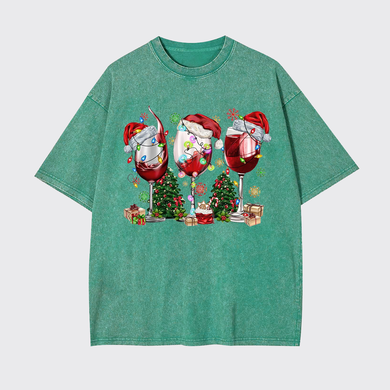 Christmas Wine Garment-dye Tees
