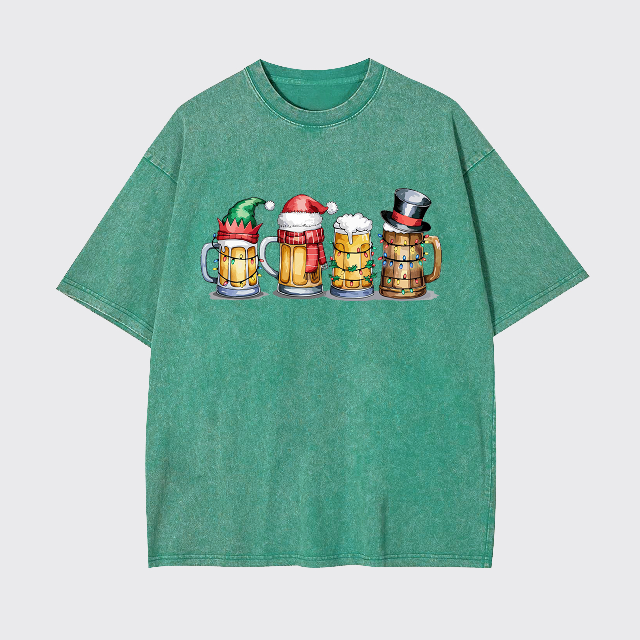 Christmas Beer Garment-dye Tees