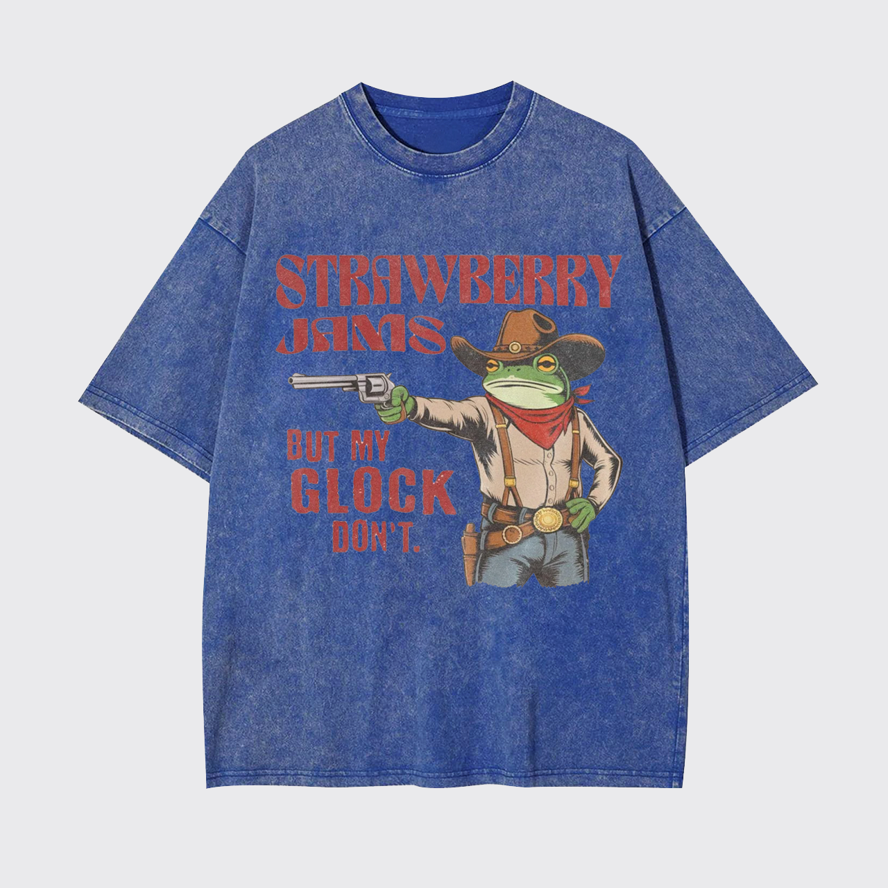 Strawberry Jams But My Glock Don't Garment-dye Tees