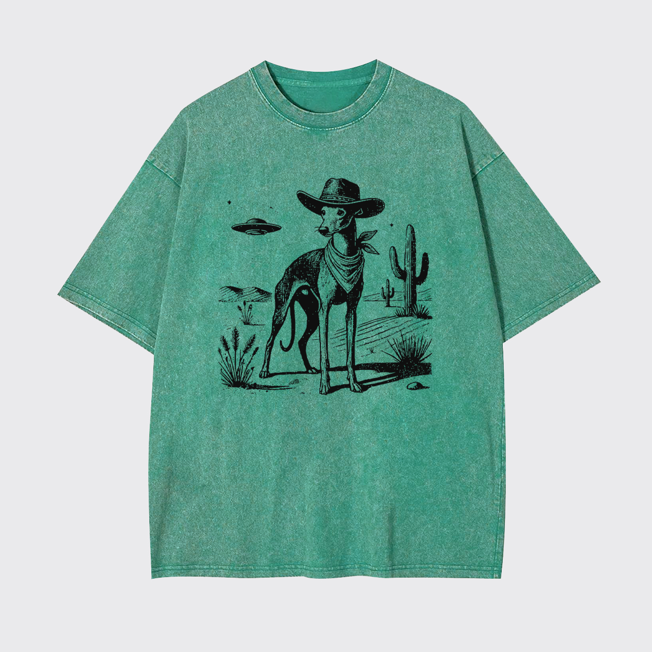 Whippet Vintage UFO Western Garment-dye Tees