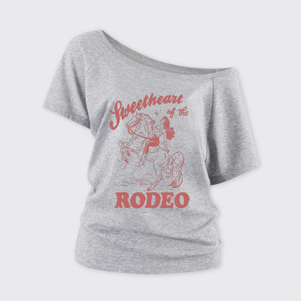 Sweetheart of the Rodeo Off Shoulder Top