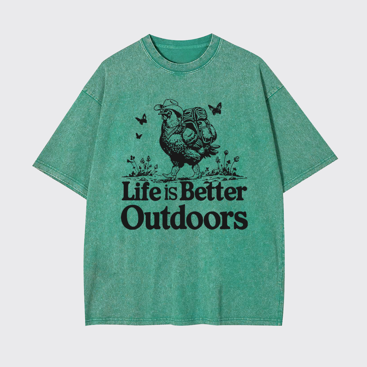Life Is Better Outdoors Garment-dye Tees
