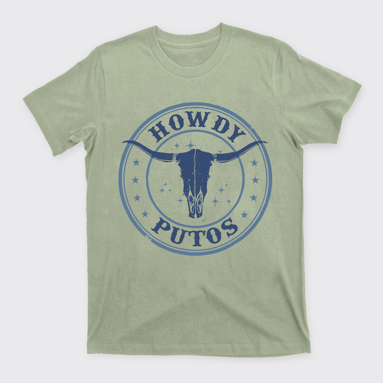 Howdy Putos Bull Skull T-Shirts