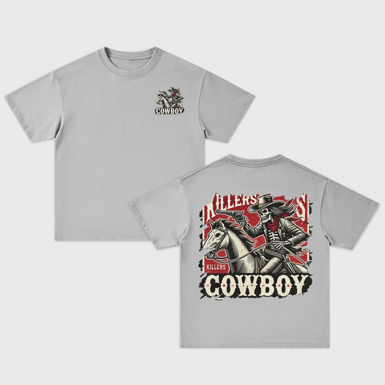 Black Cowboy Killers Oversize T-Shirts