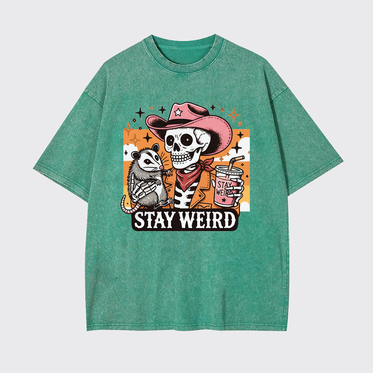 Stay Weird Garment-dye Tees
