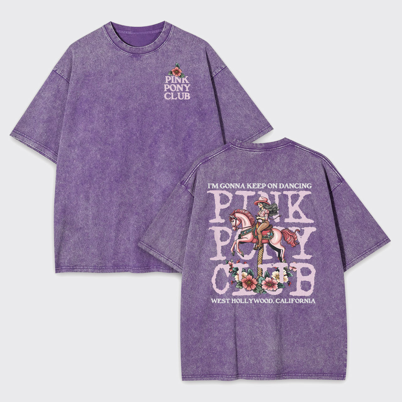 Pink Pony Club Garment-dye Tees
