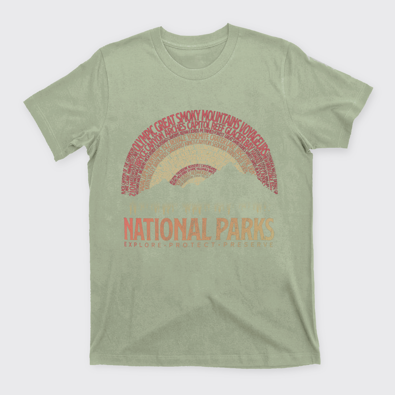Vintage National Parks Camping T-Shirts