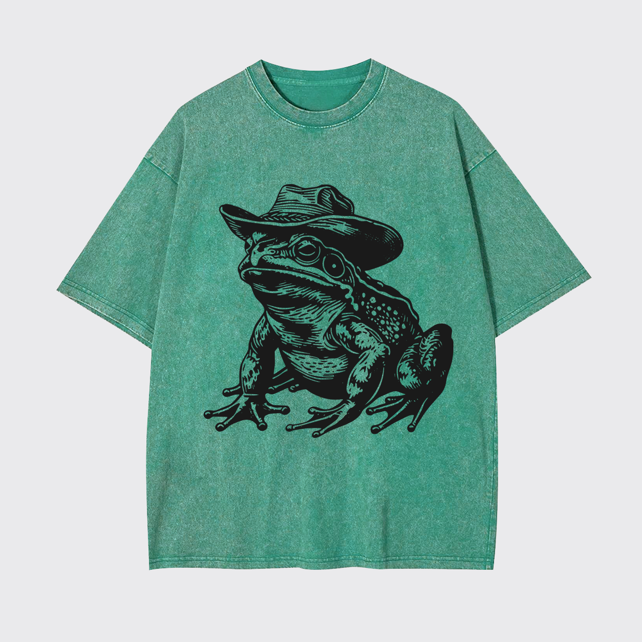 Vintage Cowboy Frog Garment-dye Tees