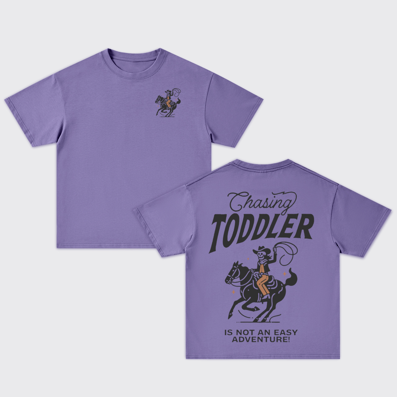 Chasing Toddler Is Not An Easy Adventure Oversize T-Shirts