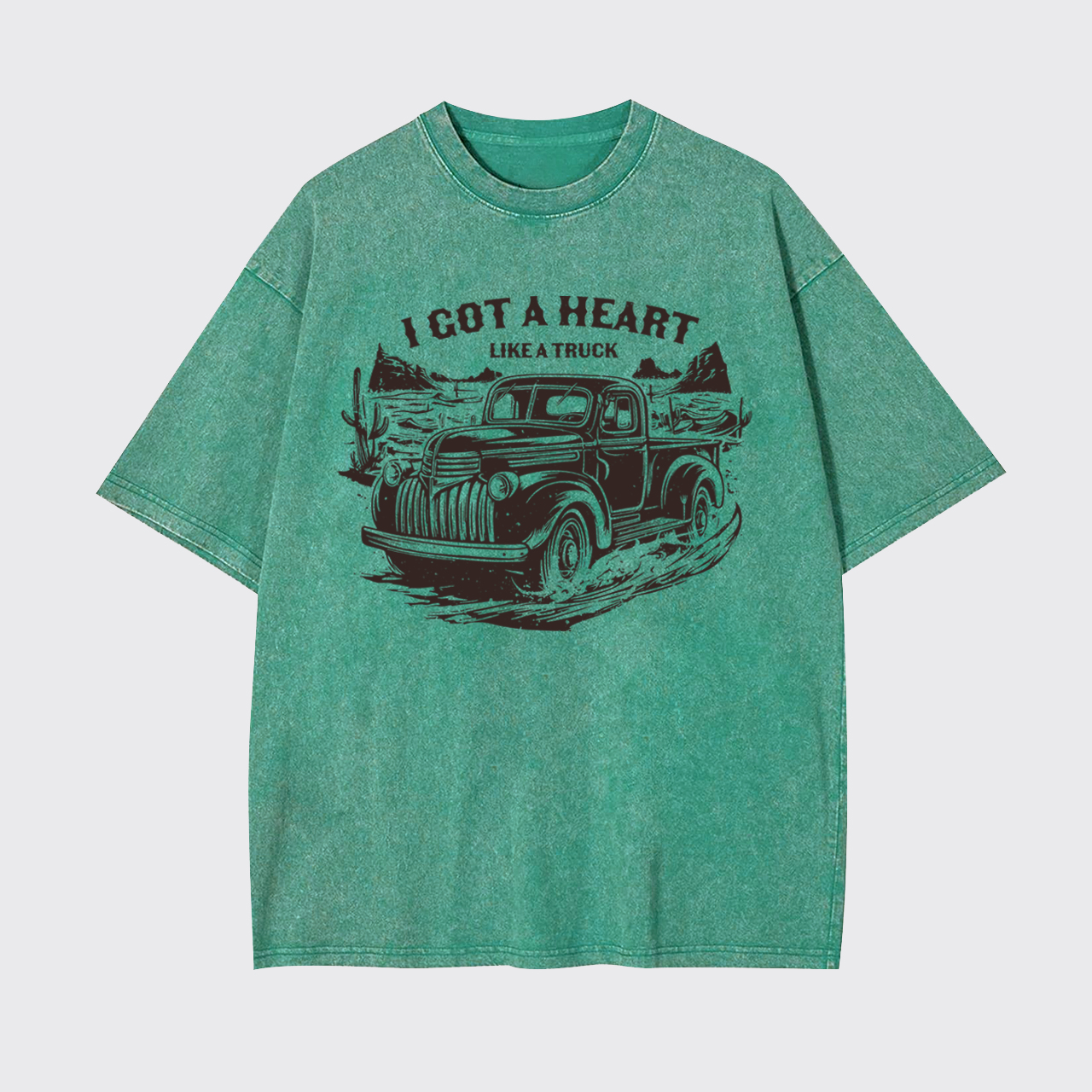 Heart Like A Truck Garment-dye Tees