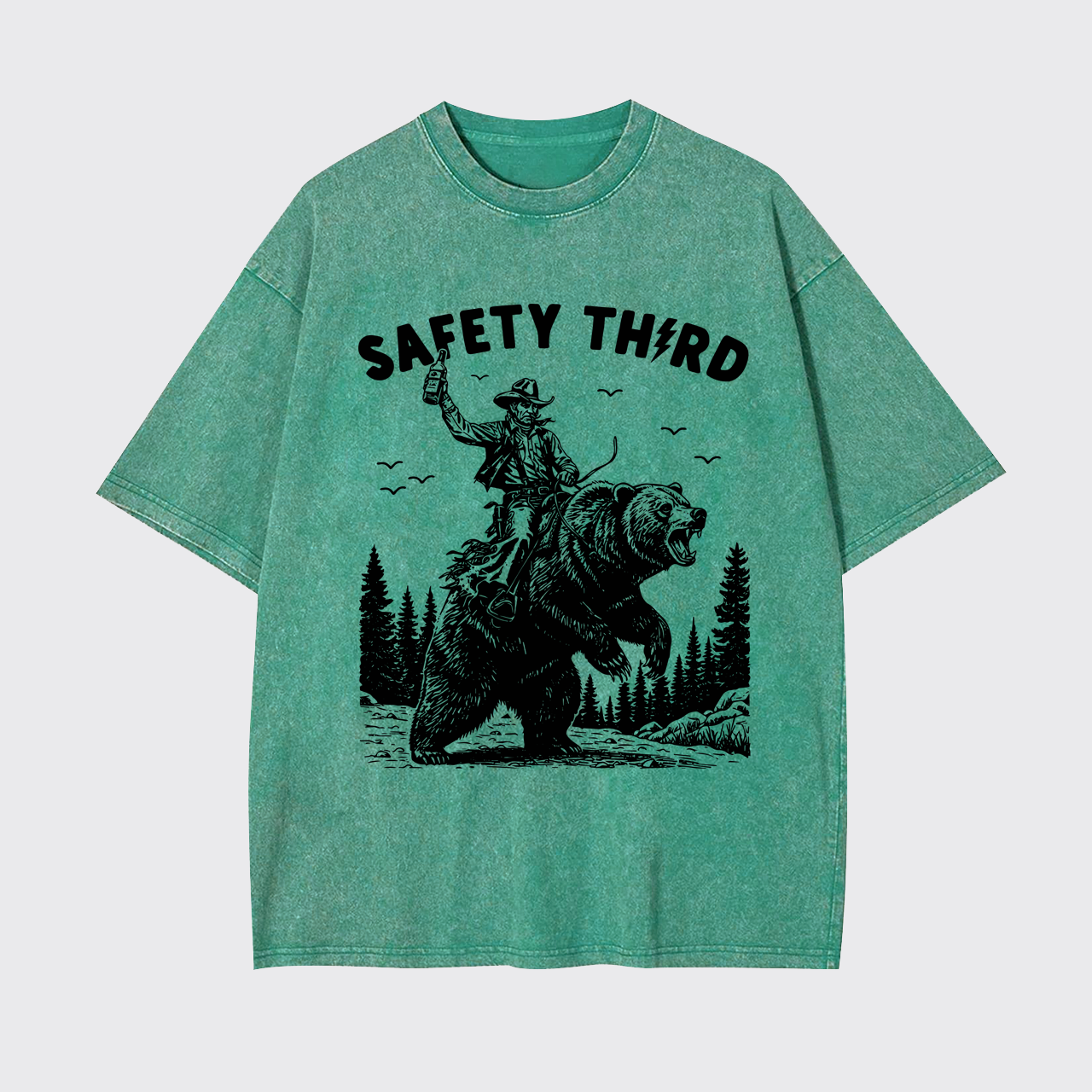 Safety Third Garment-dye Tees