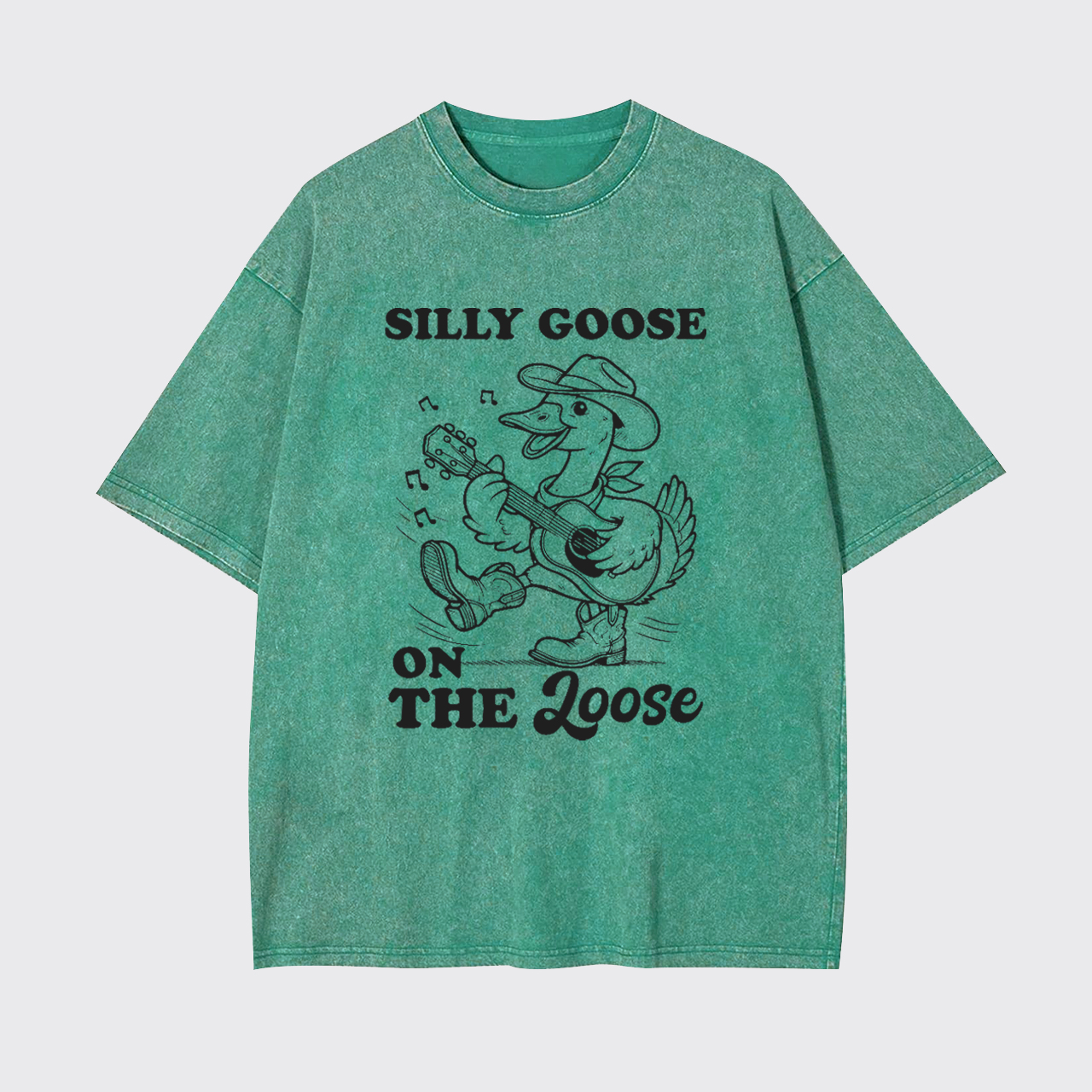 Retro Silly Goose Meme Garment-dye Tees