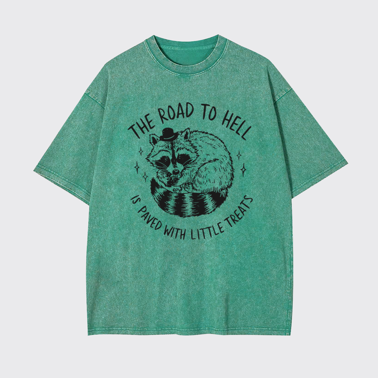 The Road To Hell Is Paved With Little Treats Garment-dye Tees
