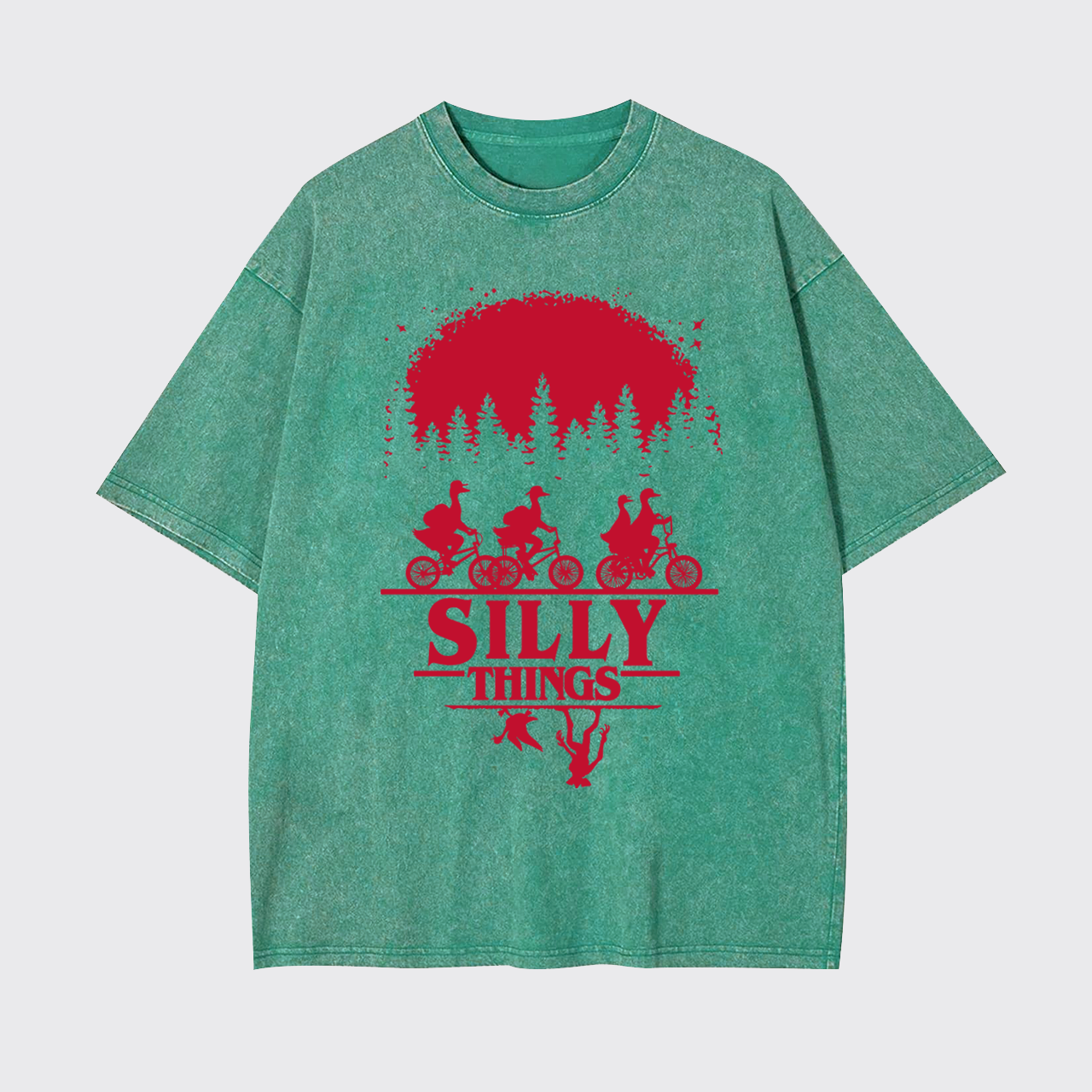 Horror Movies Silly Things Garment-dye Tees