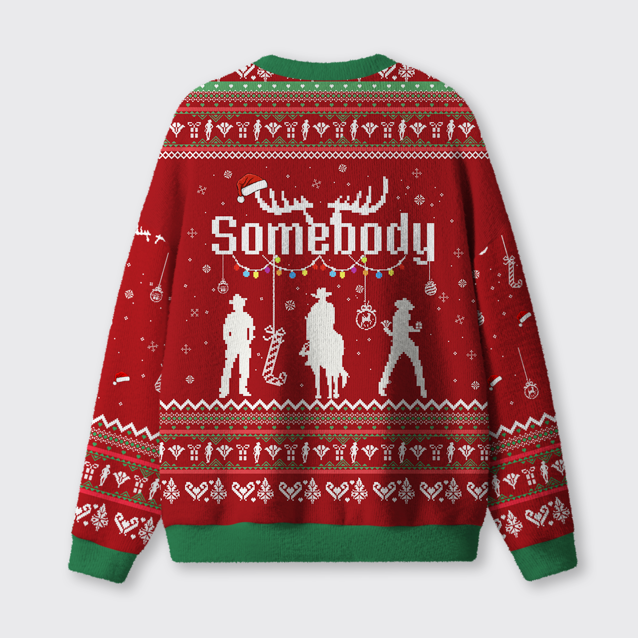 Somebody's Problem Couple Ugly Knit Sweatshirt