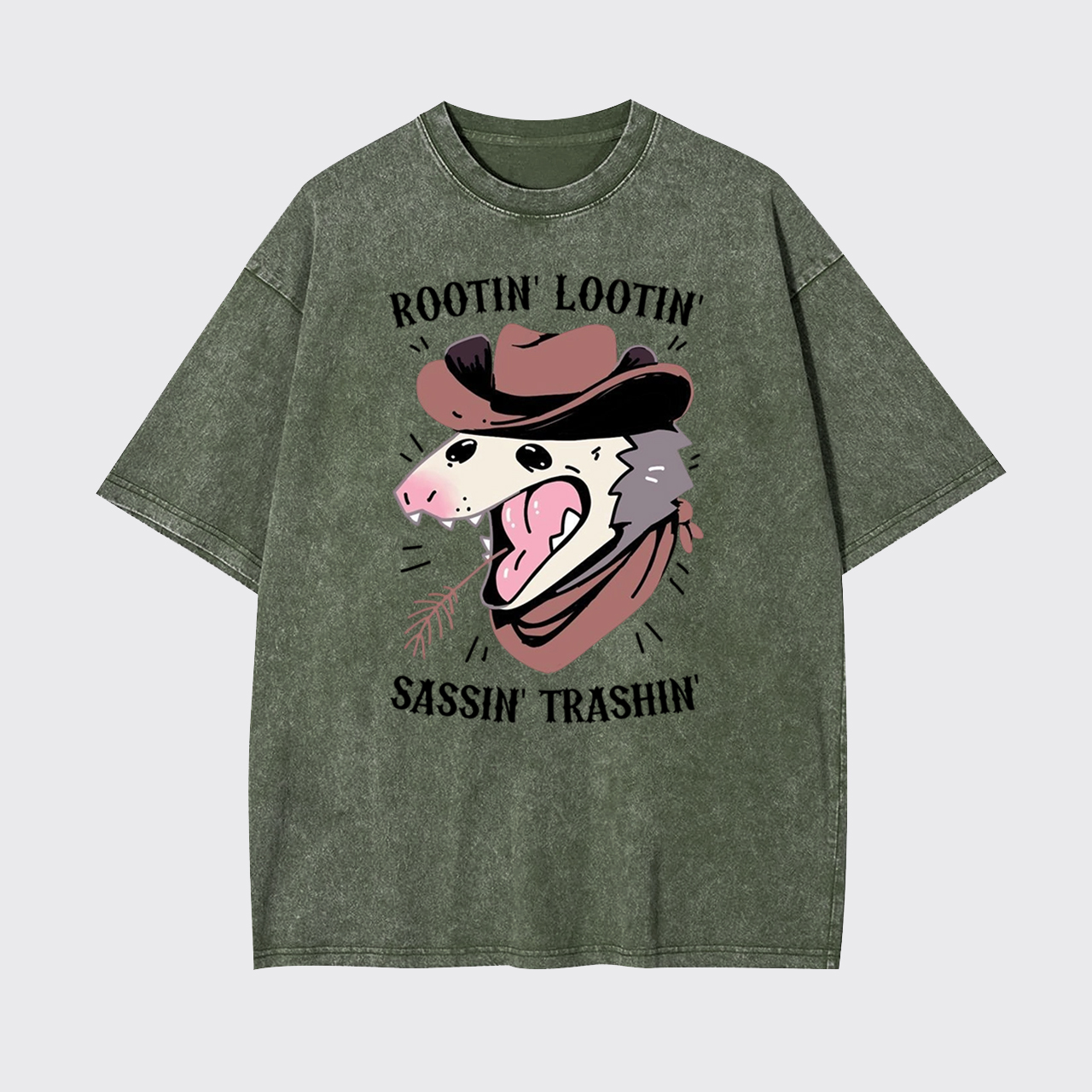 Rootin' Lootin Sassin' Trashin Garment-dye Tees