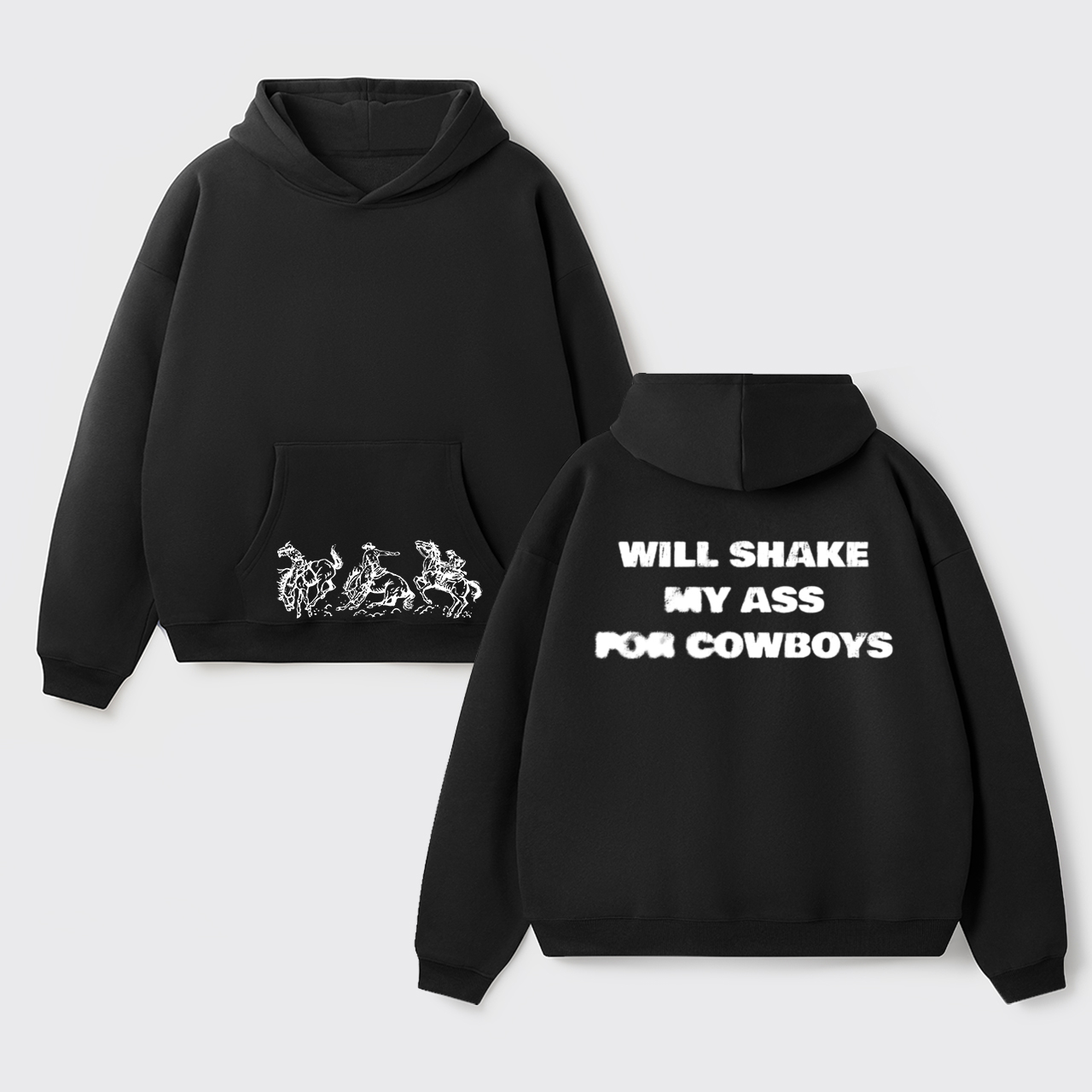 Shake For Cowboys Fleece Hoodie