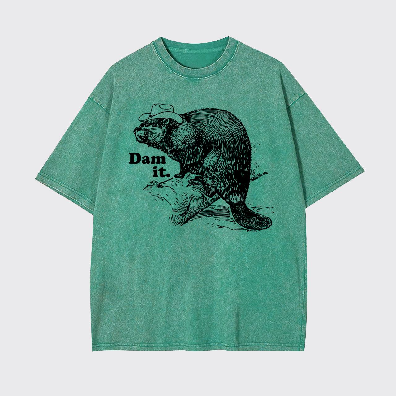 Funny Beaver Dam it Garment-dye Tees