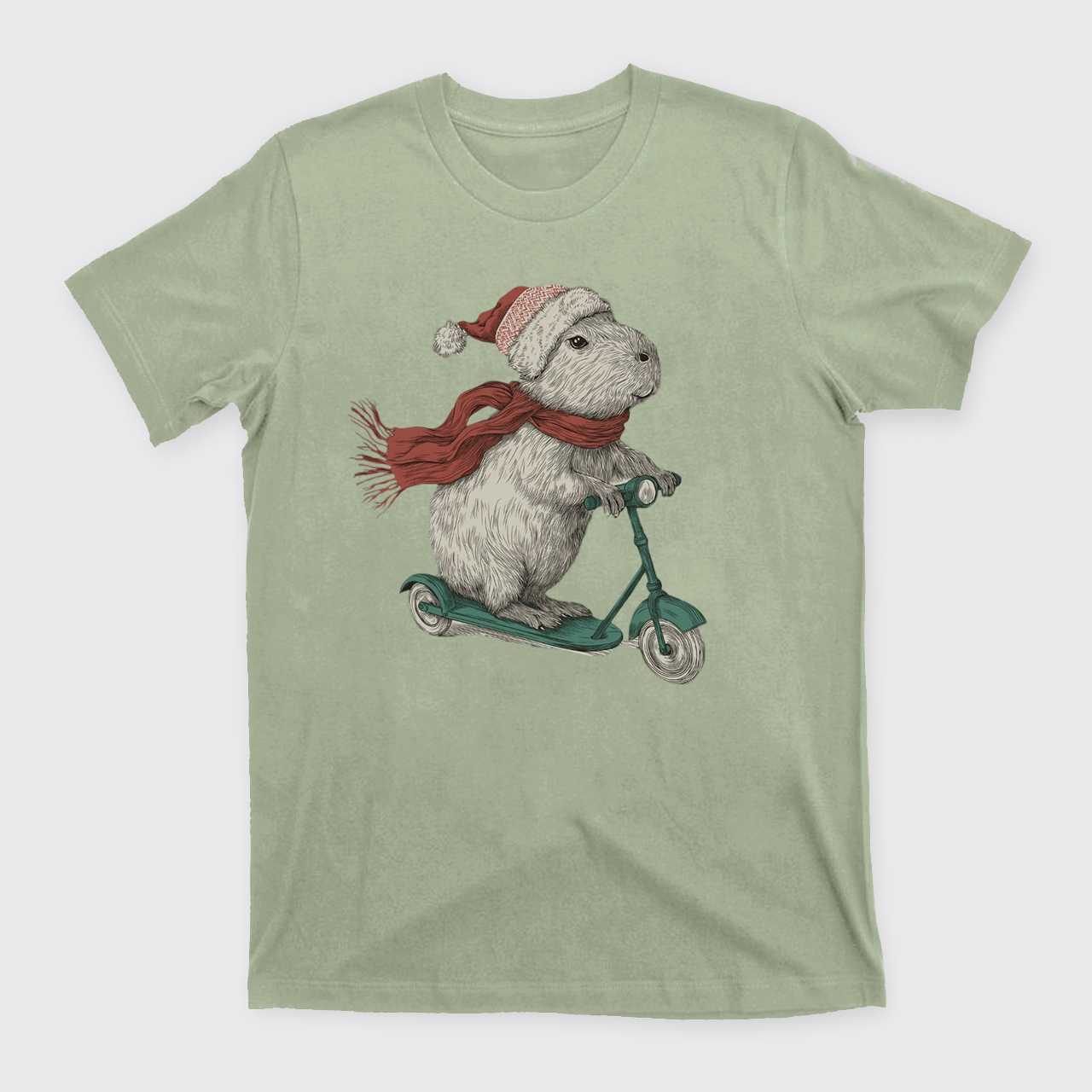 Christmas Capybara Funny Holiday T-Shirts