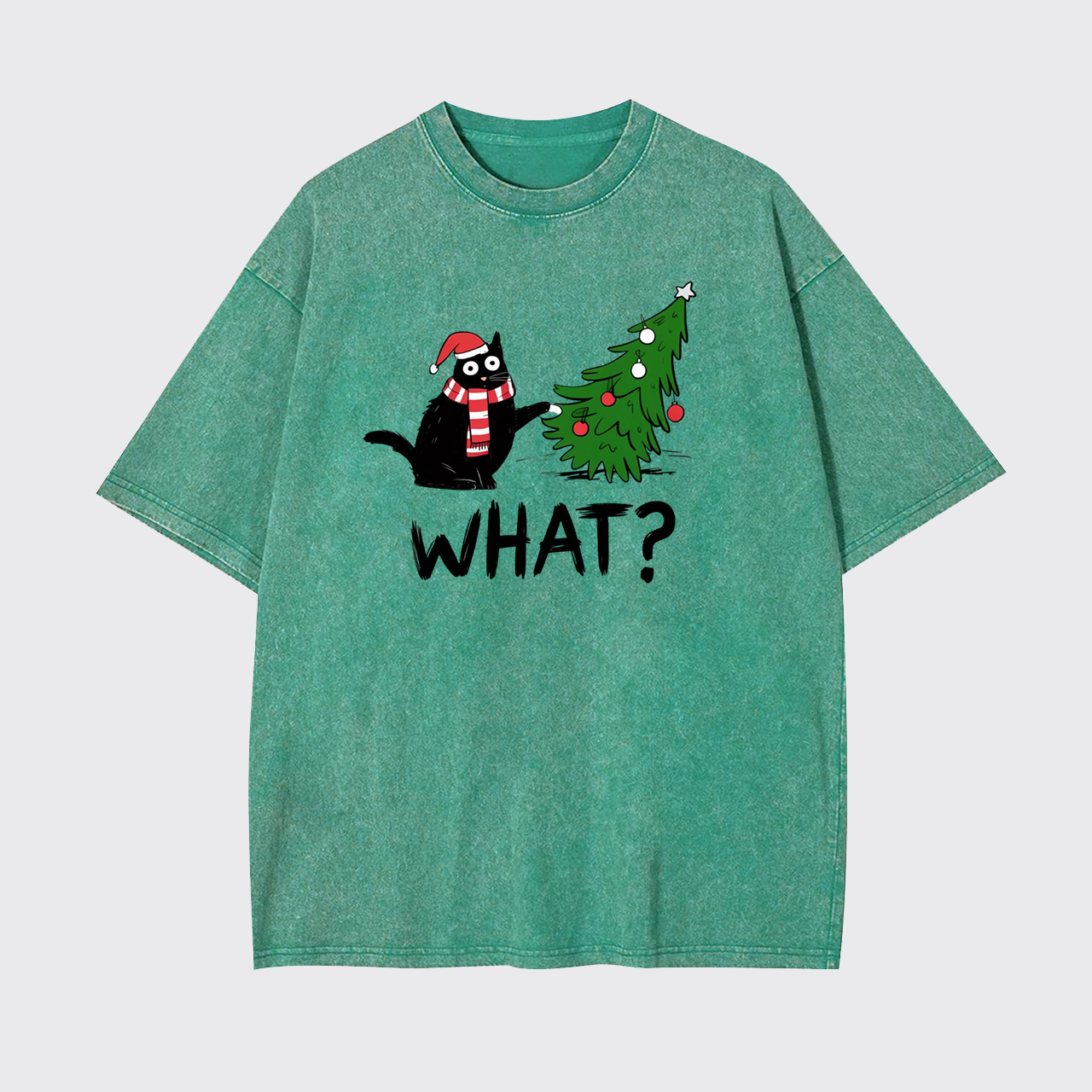 What Christmas Tree Knocked Over Garment-dye Tees