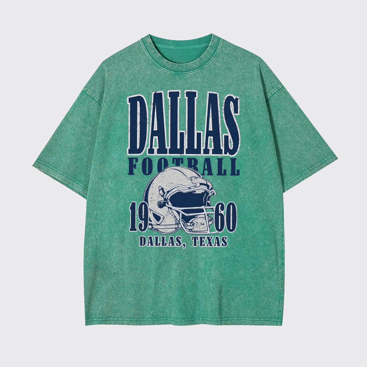 Football Vintage Style Garment-dye Tees