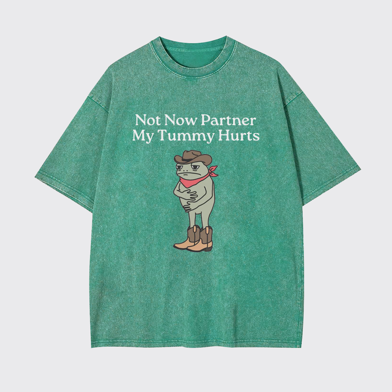 Not Now Partner My Tummy Hurts IBS Garment-dye Tees