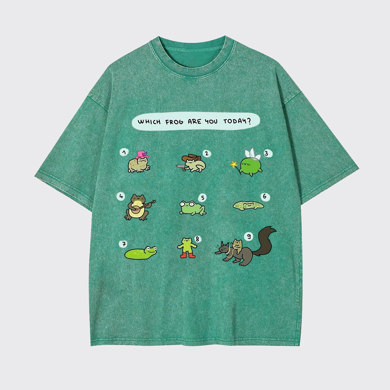 Which Frog Are You Today Garment-dye Tees