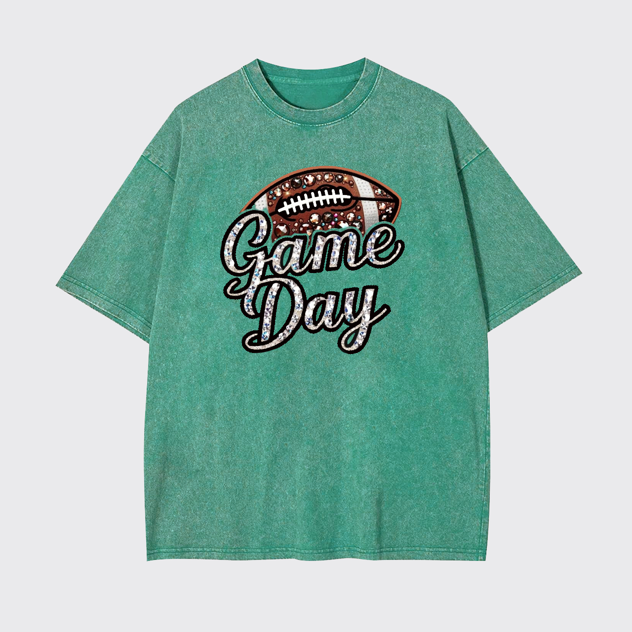 Game Day Trendy Football Garment-dye Tees