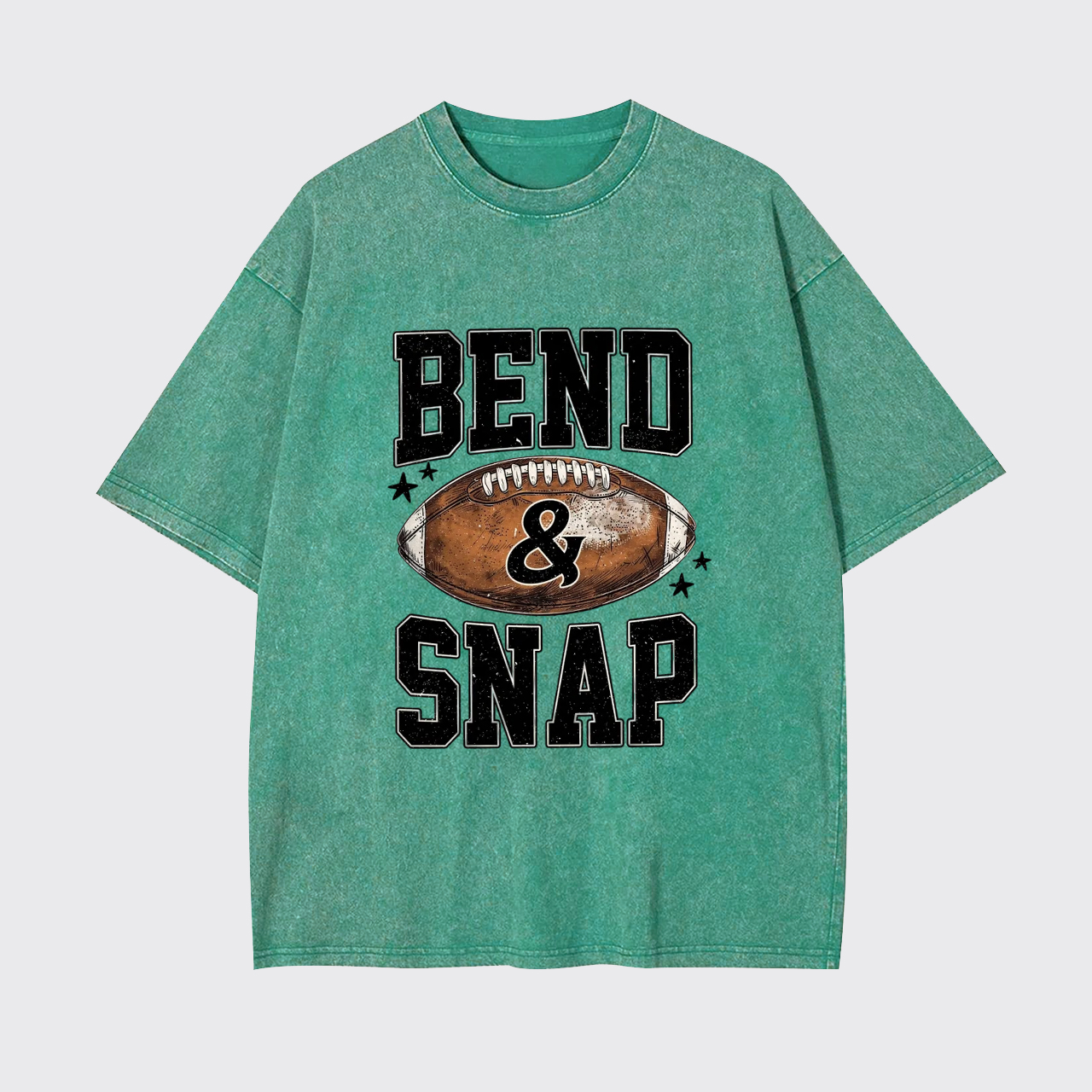 Bend and Snap Football Garment-dye Tees