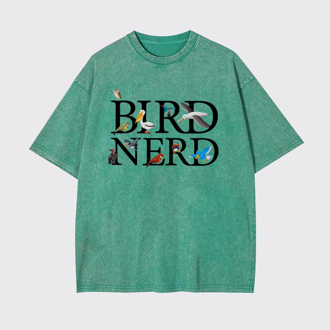 Bird Nerd Bird Watcher Garment-dye Tees