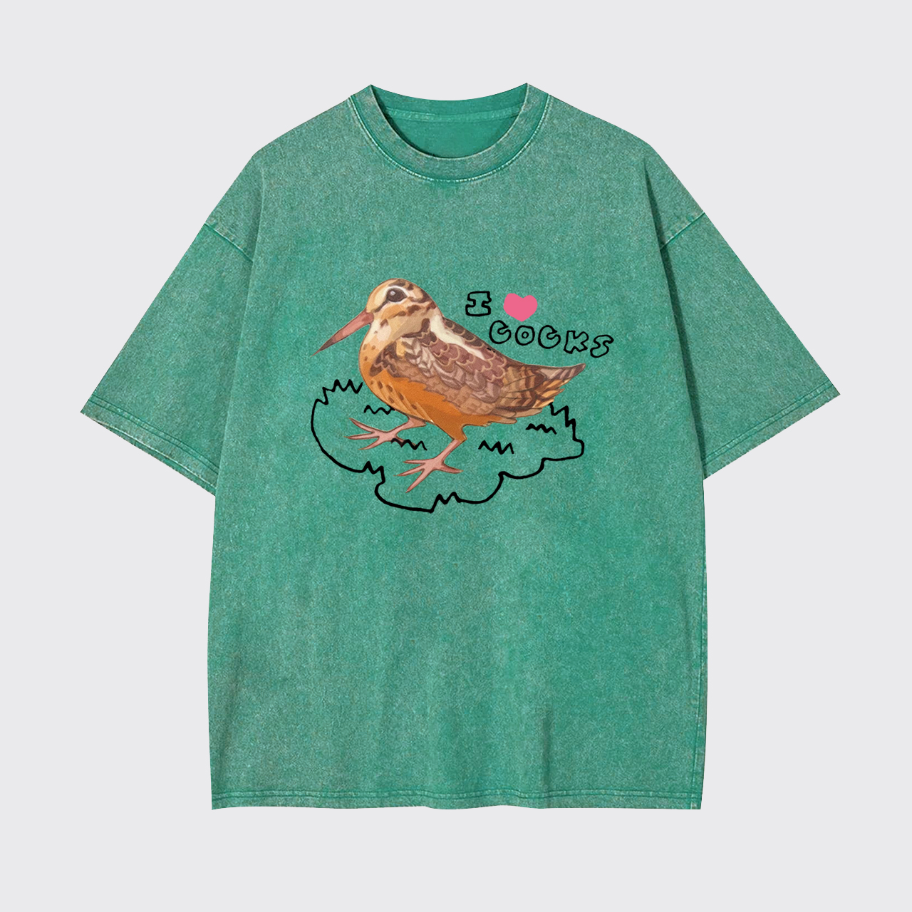 I Love Woodcocks Garment-dye Tees