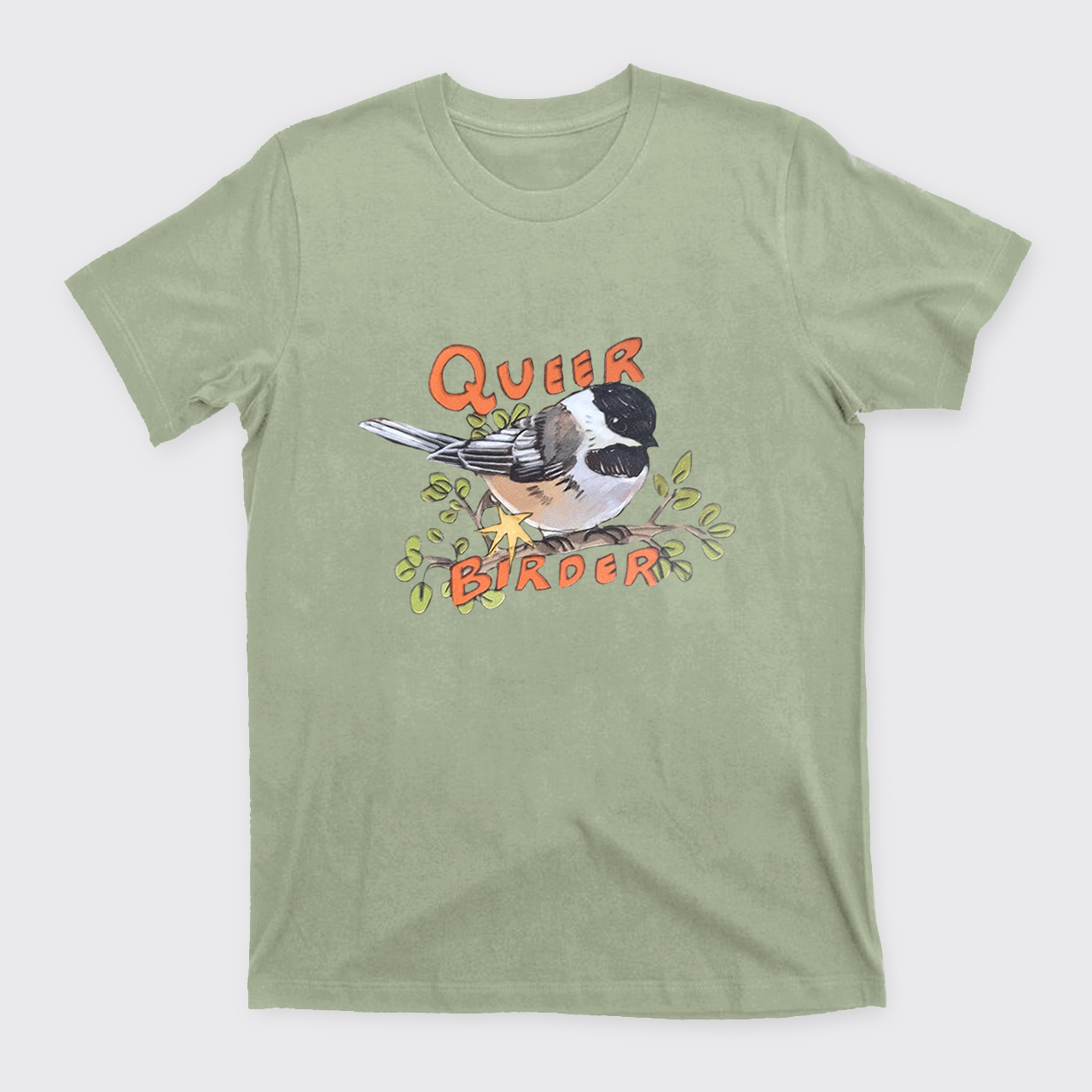Queer Birder Chickadee T-Shirts