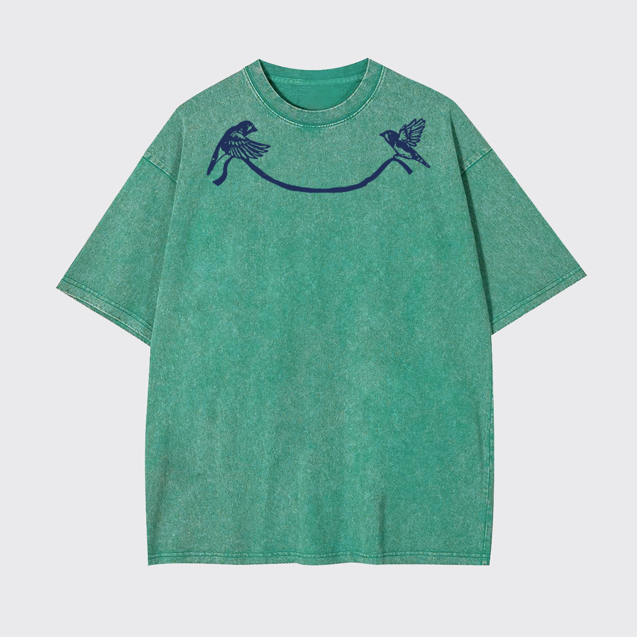 Twin Birds Garment-dye Tees