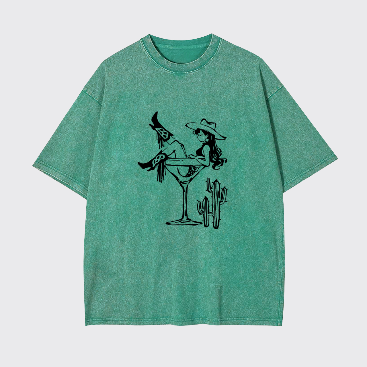 Cowgirl Martini Garment-dye Tees