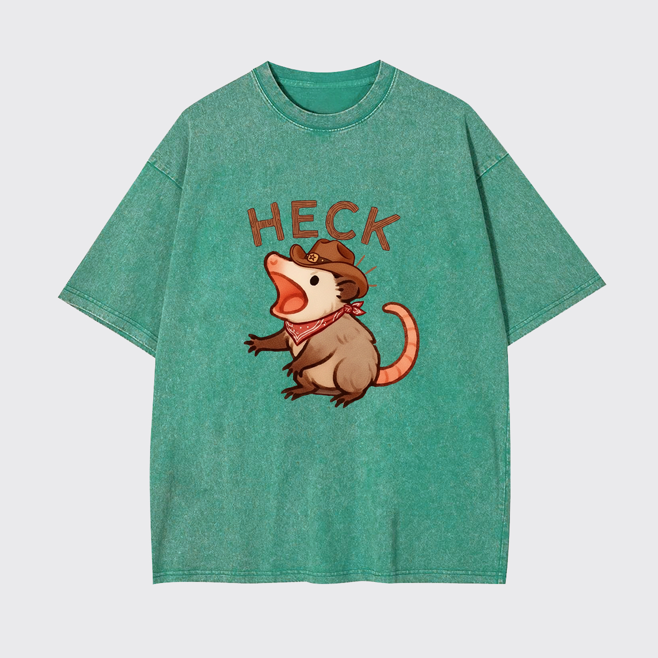 Funny Heck Possum Garment-dye Tees