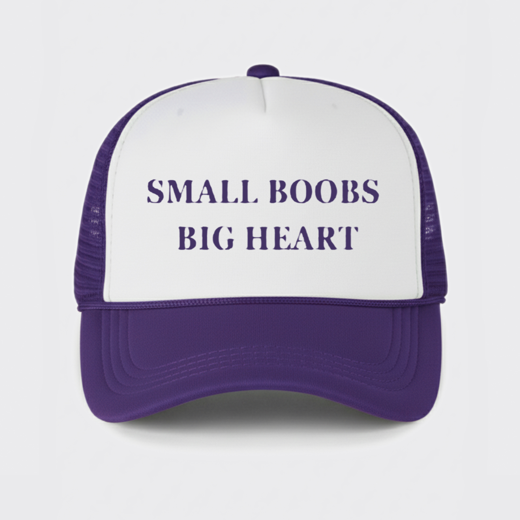 Small Boobs Big Heart Trucker Hat