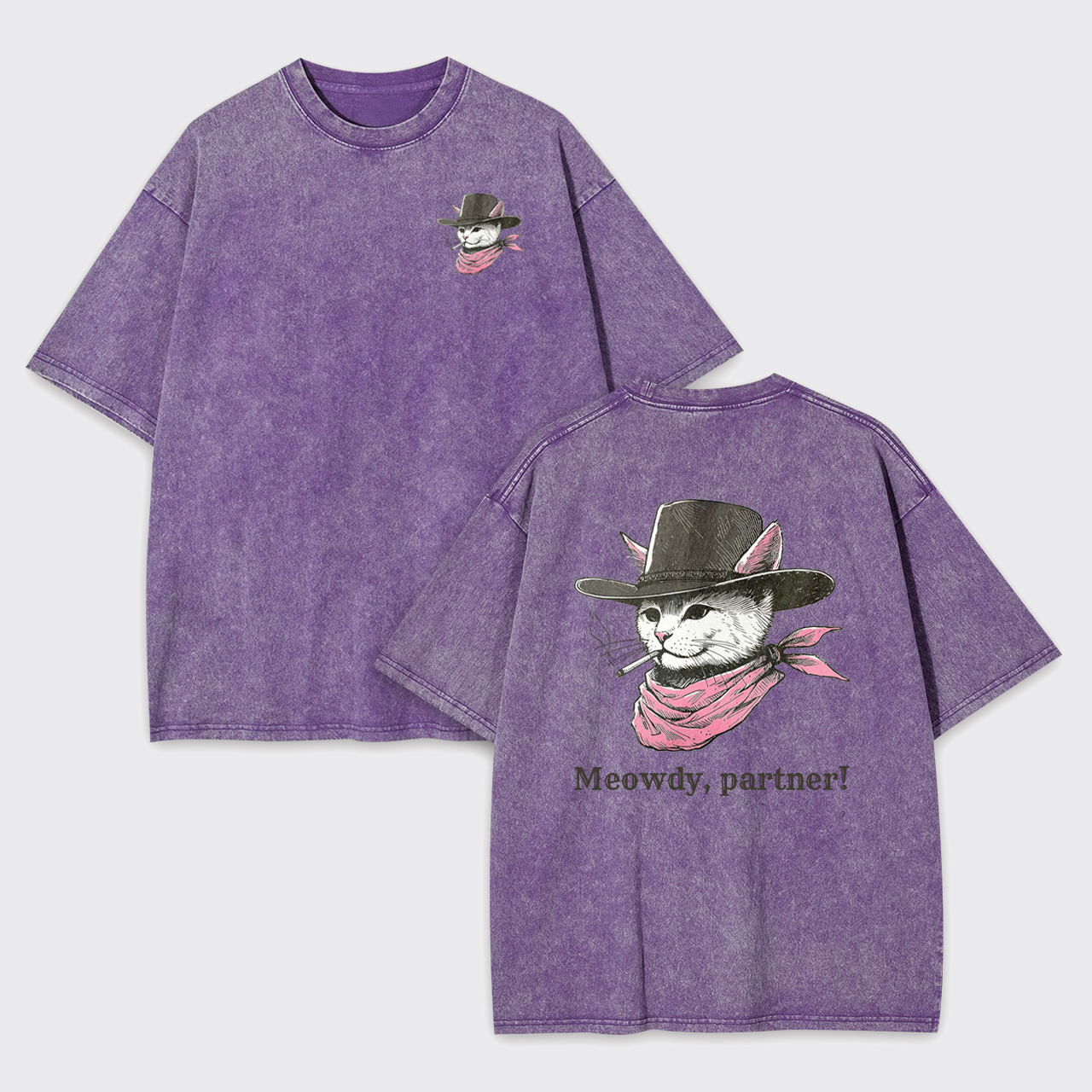Meowdy Partner Garment-dye Tees