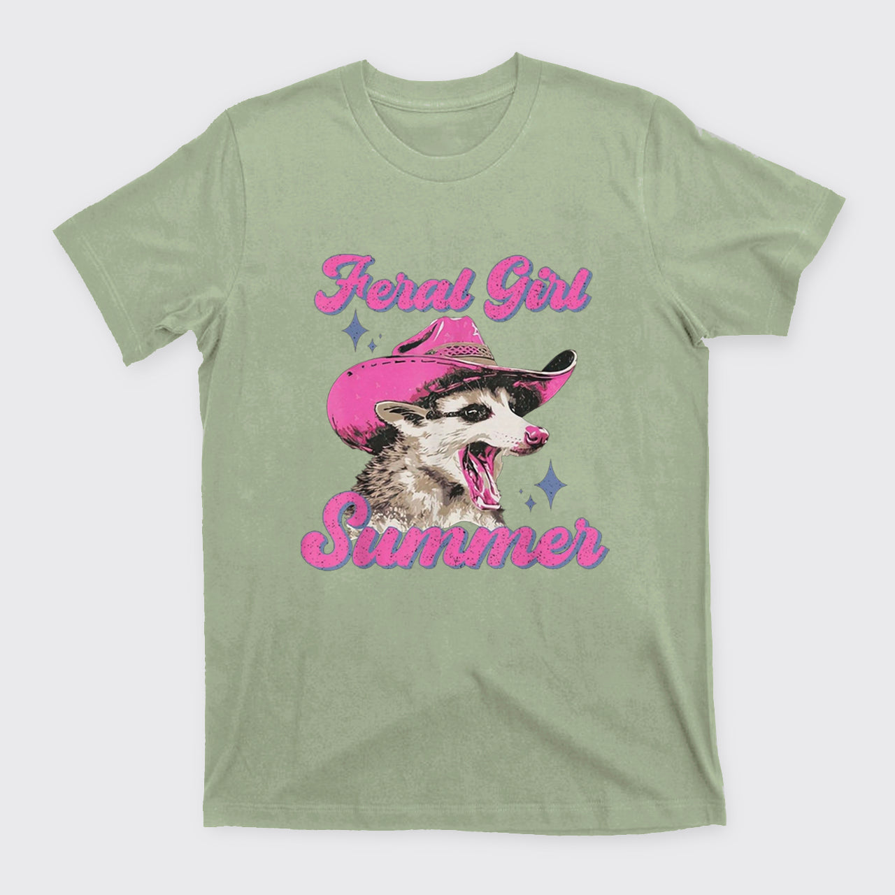 Trash Raccoon-Feral Girl T-Shirts