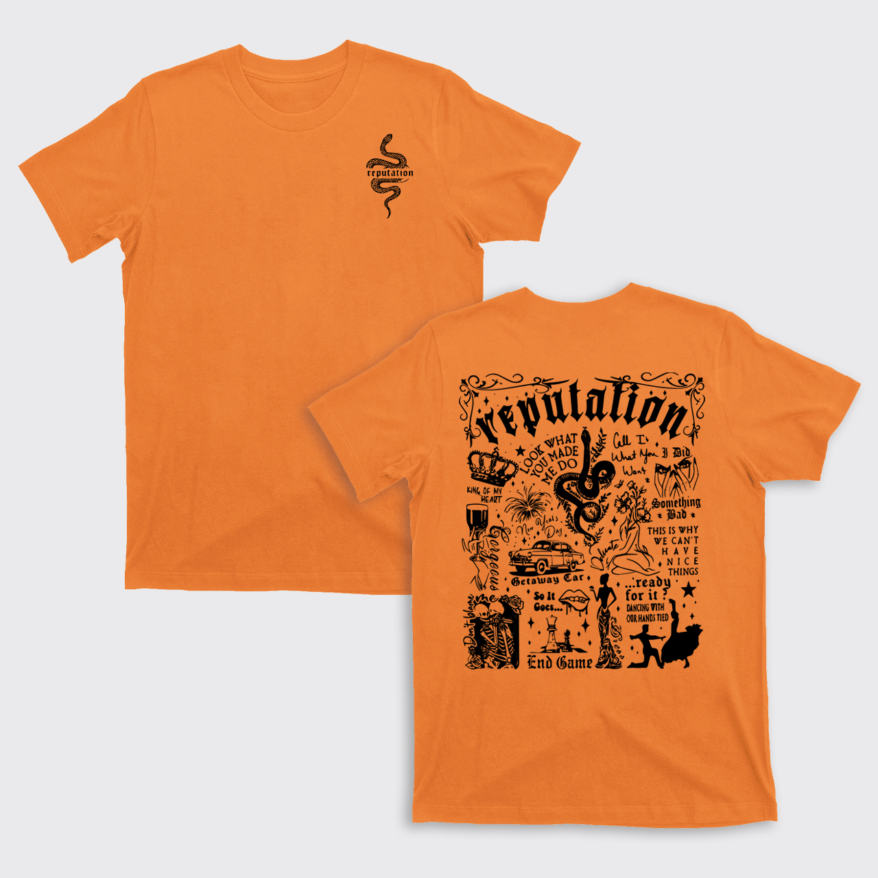 Cute Cat Album Music T-Shirts