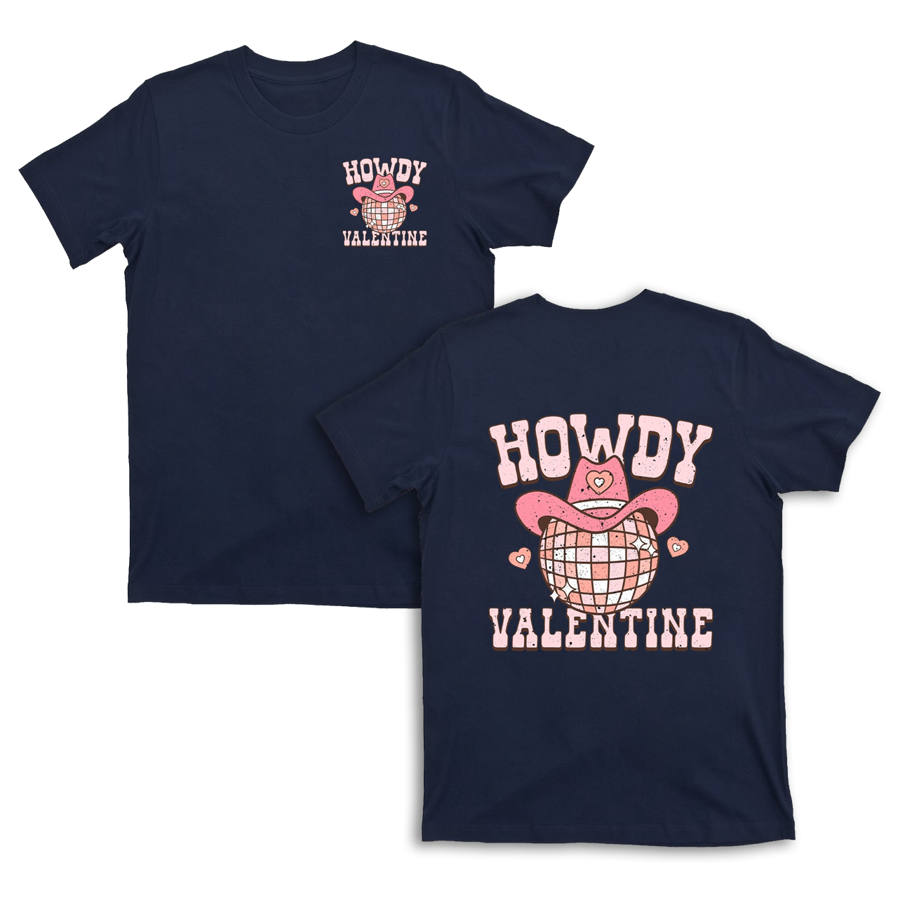 Howdy Valentine Shining Light Ball T-Shirts