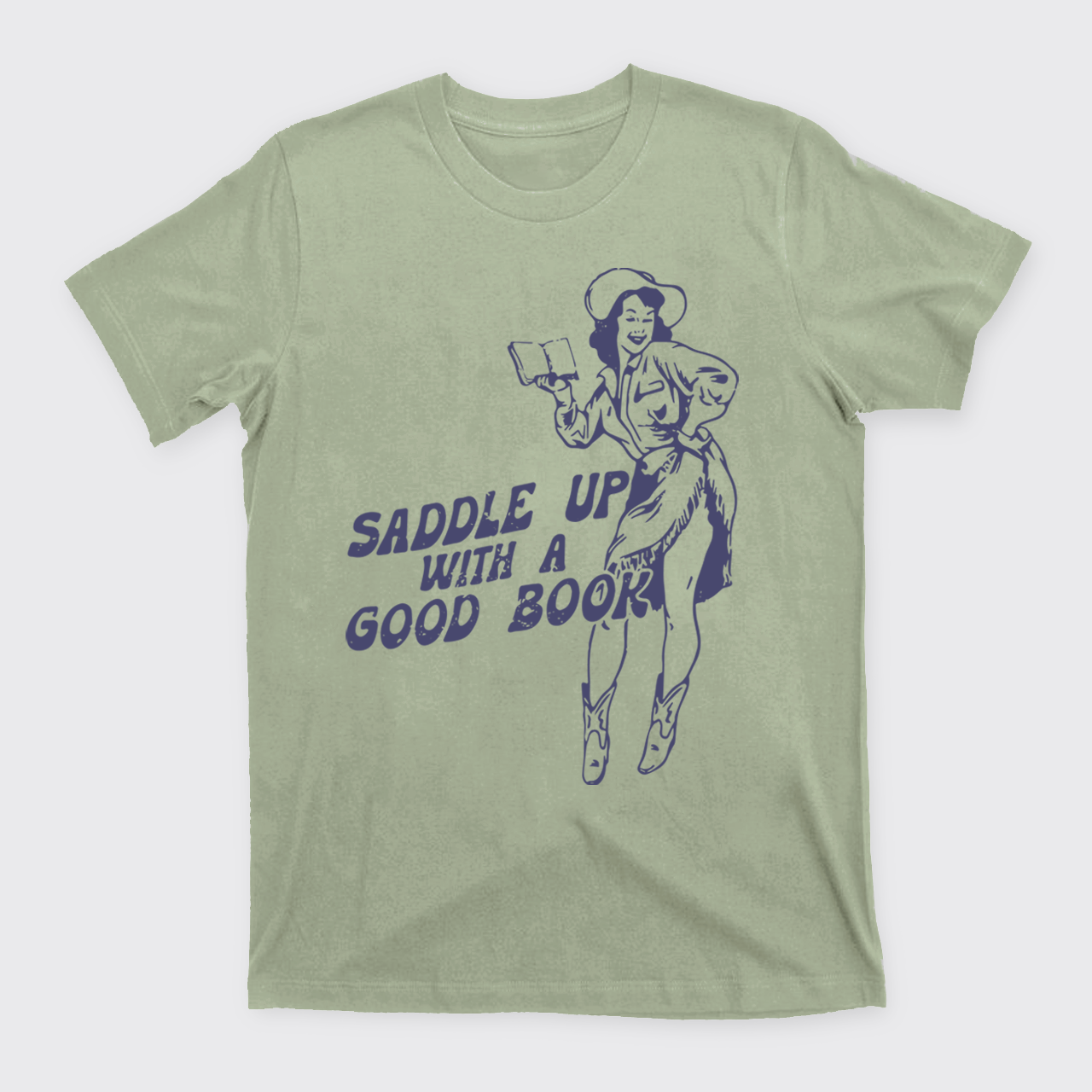 Retro Western Country Bookish Cowgirl T-Shirts