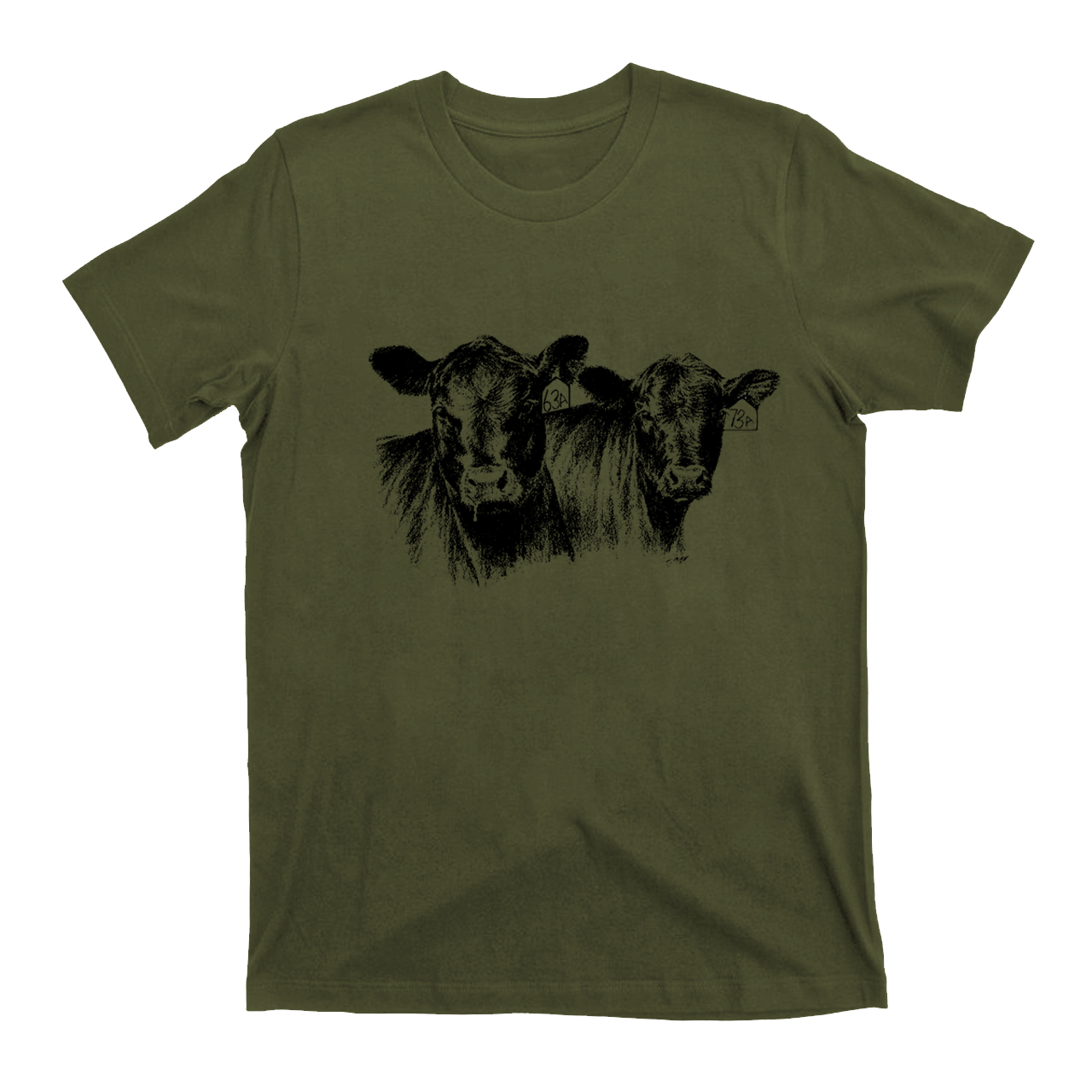 Two Cute Cows on the Farm T-Shirts