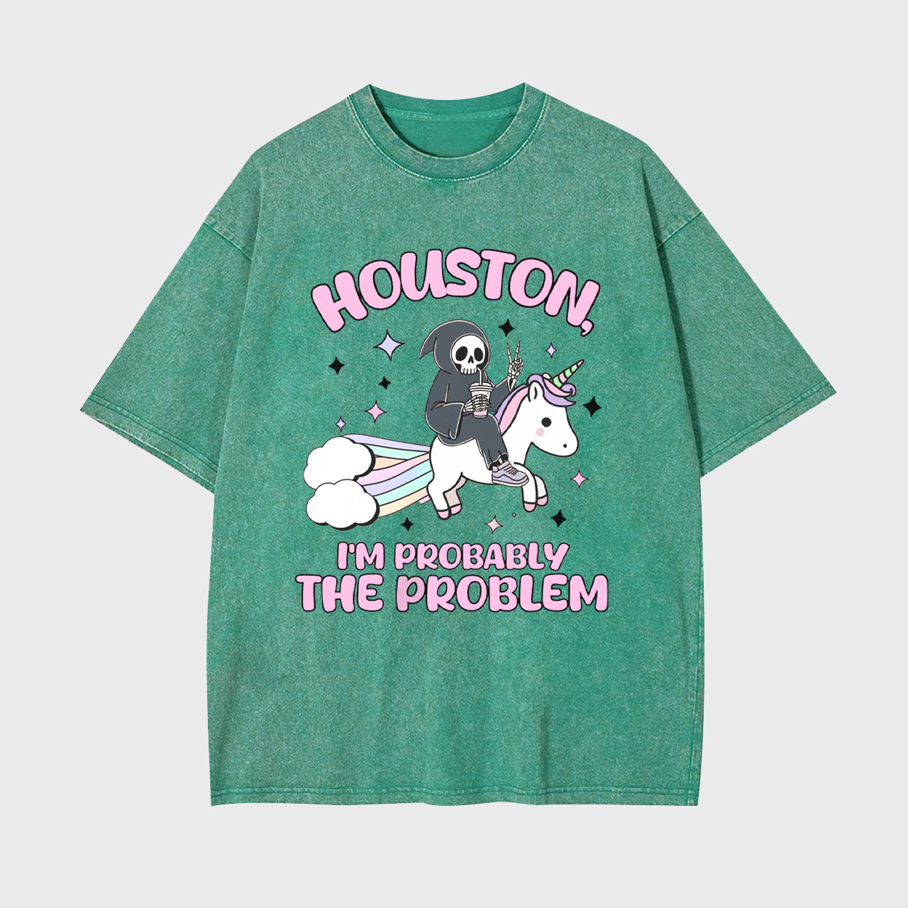 Mental Health-Houston I'm Probably The Problem Garment-dye Tees