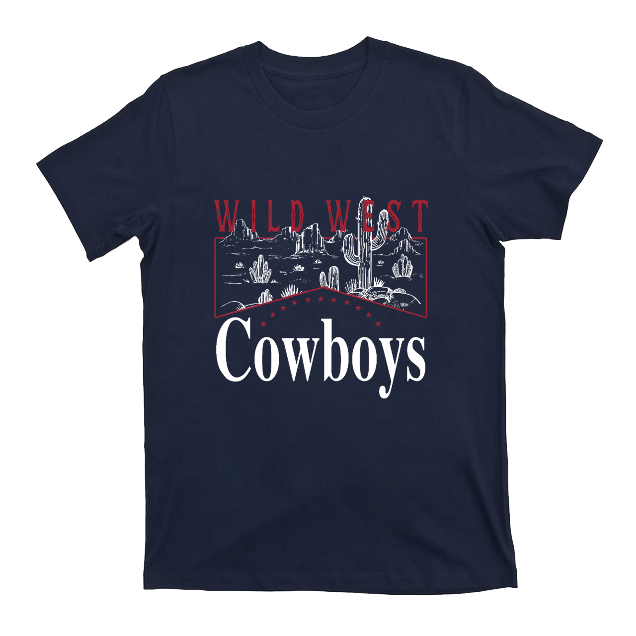 Wild West Desert Cactus Cowboys  T-Shirts