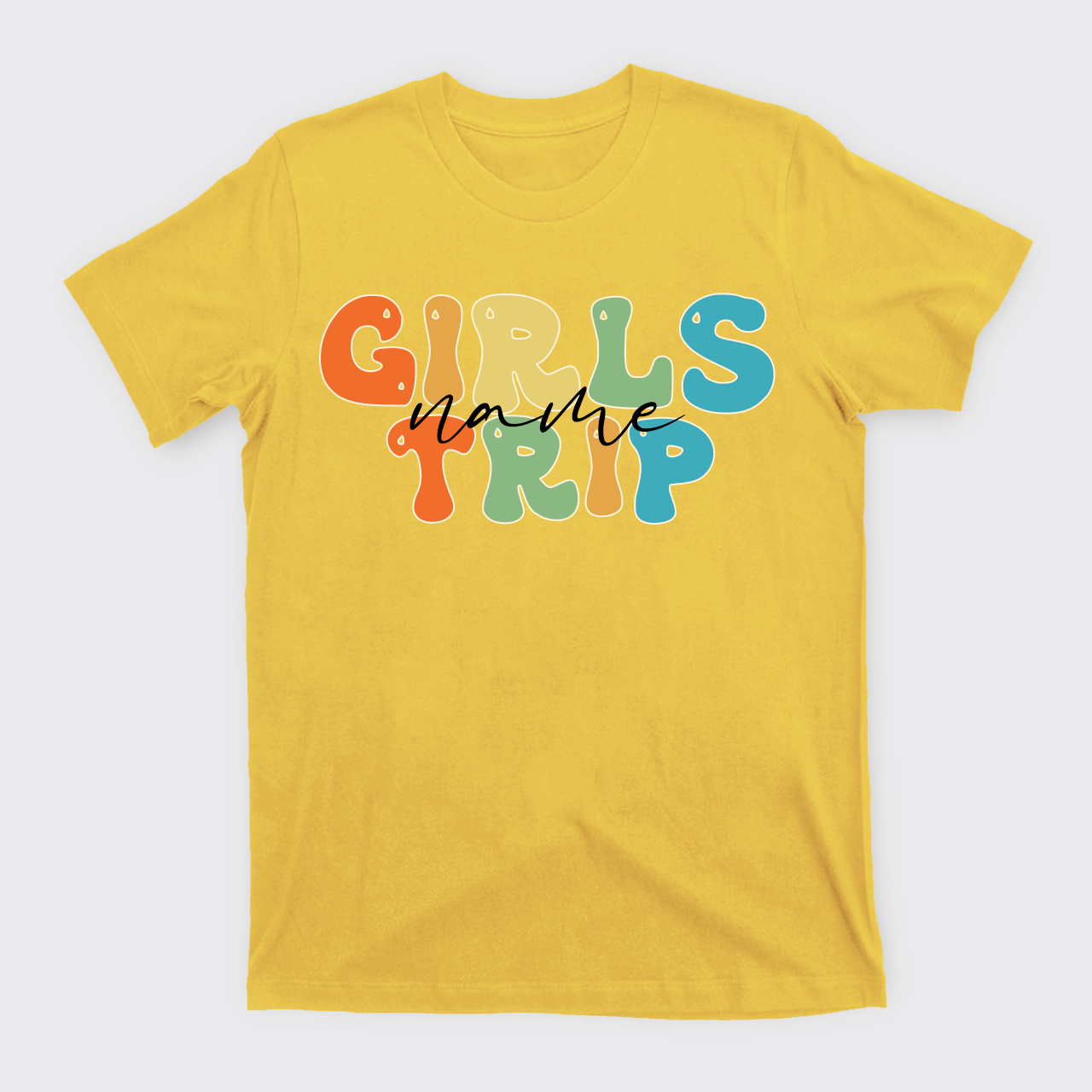 Personalized Name Girls Trip T-Shirts