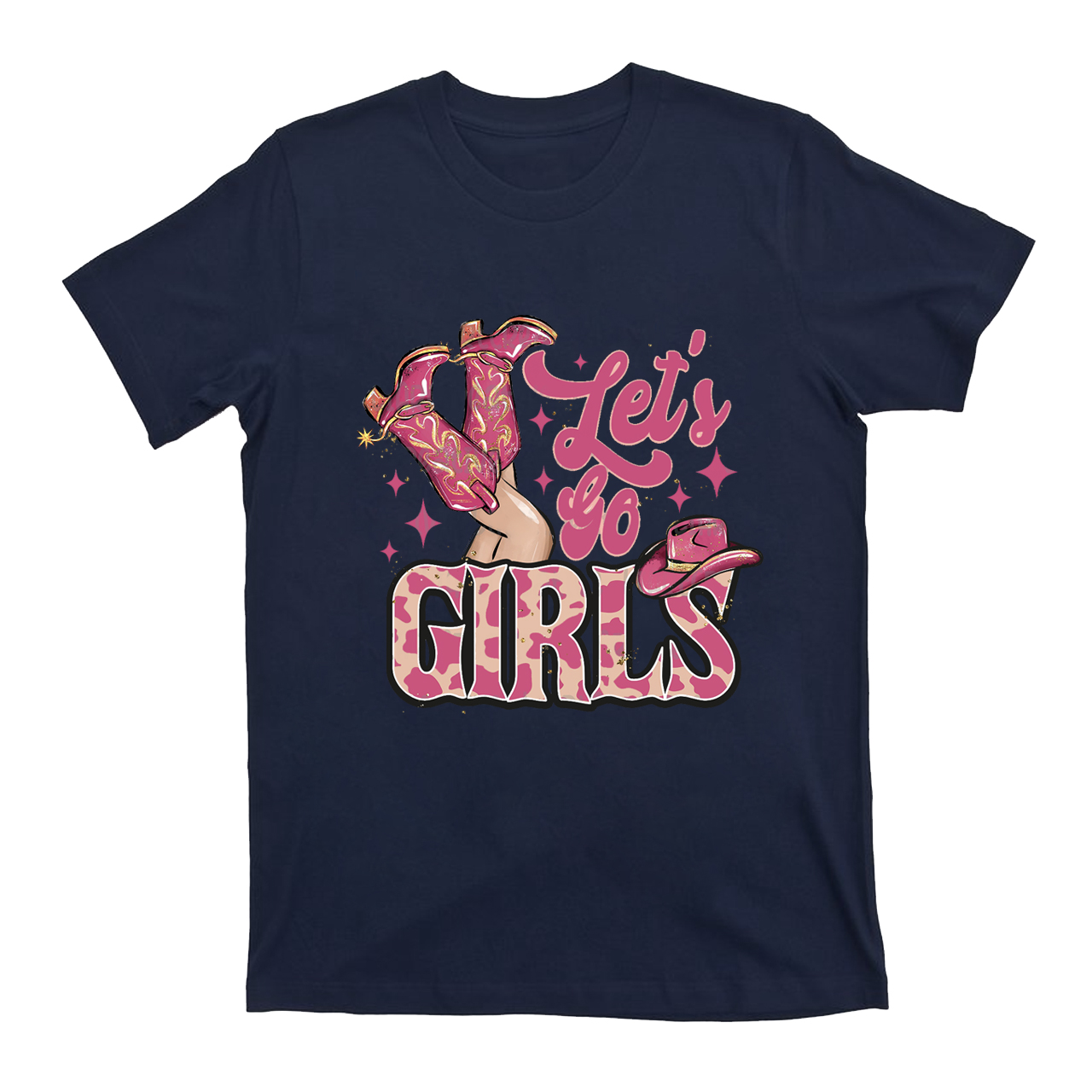 Let's Go Girls Westner Cowgirl  T-shirt