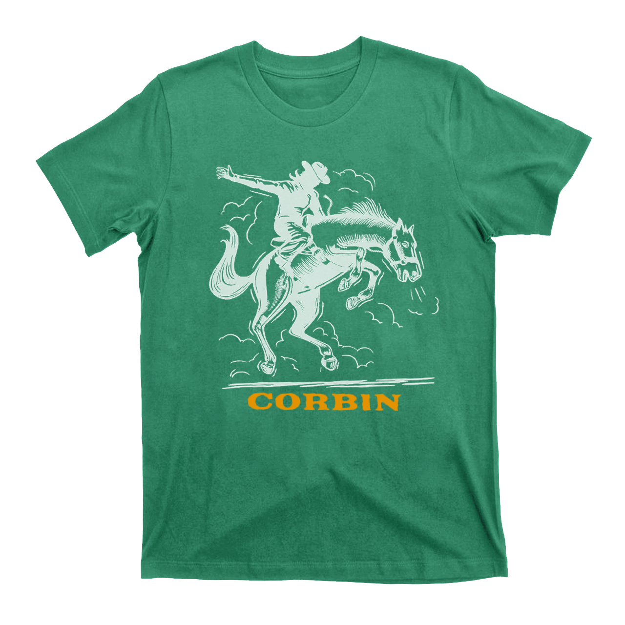 Personalized Cowboy In Arena Customized Name T-Shirt