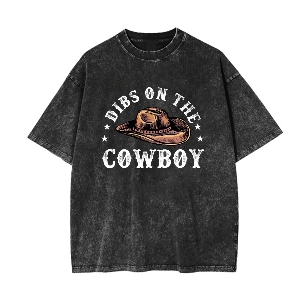 Dibs On The Cowboy Western Garment-dye Tees