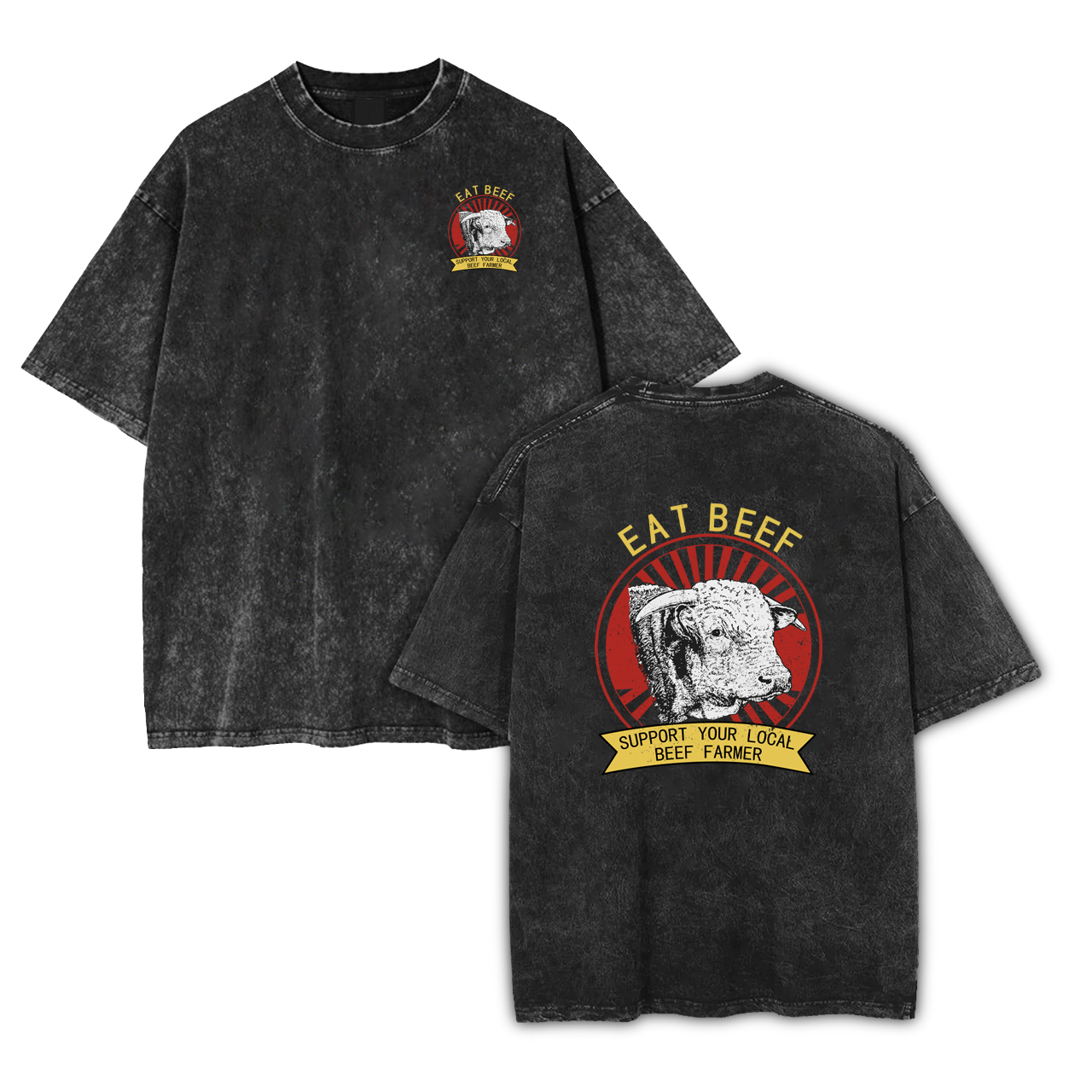 Support Your Local Beef Farmer Garment-dye Tees